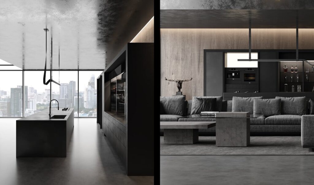 luxury modern kitchen design