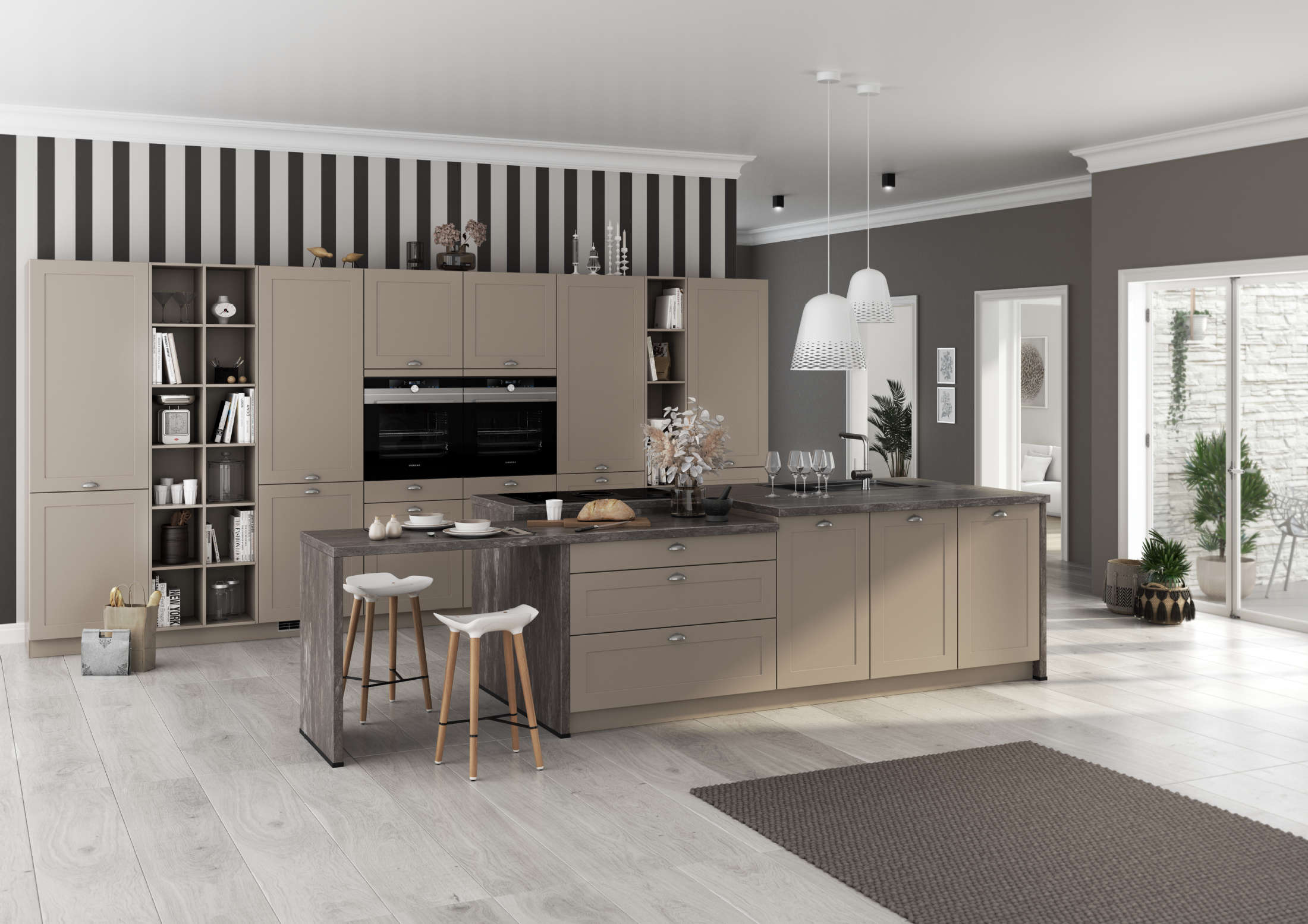 modern shaker cabinets