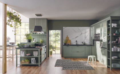 European shaker cabinets